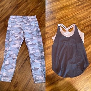 Fabletics Army print set